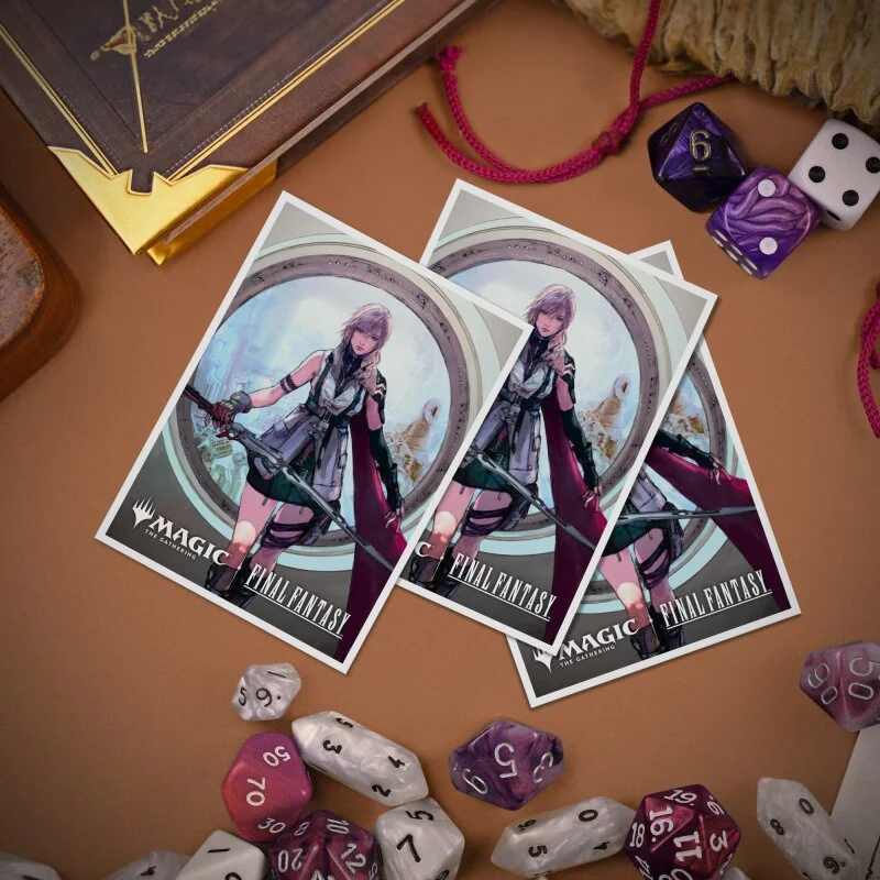 Ultra Pro - Final Fantasy Magic The Gathering 105ct APEX Deck Protector Sleeves - Lightning, Army of One